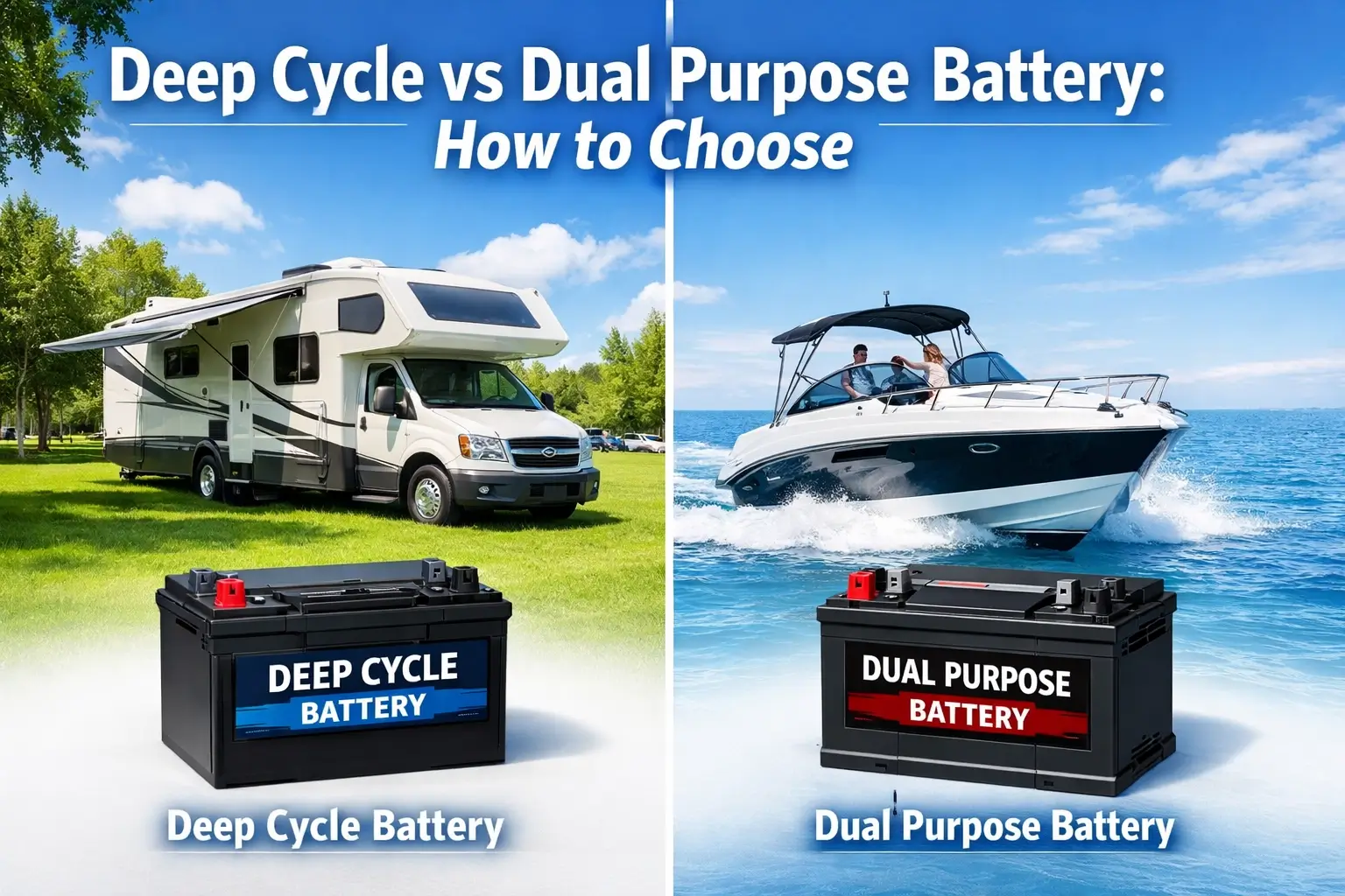 Bateri Deep Cycle Vs Dual Purpose: Cara Memilih